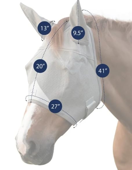 Warmblood Fly Mask with Ears