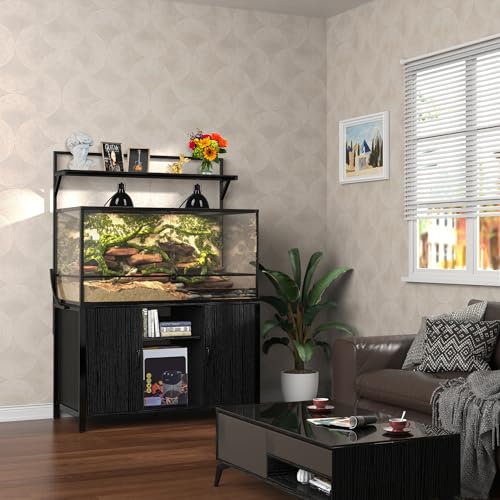 48"x24" Reptile Tank Stand (Black / 48" x 24")