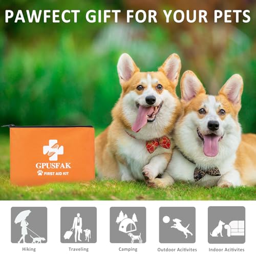 Pet First Aid Kit for Dogs & Cats