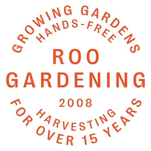 Roo Gardening Apron with Pockets for Women & Men (Roo-full Size / Barnyard Red)