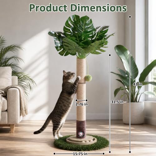 43" Cat Scratching Post