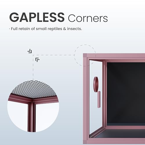 Stackable Reptile Enclosure (Bloom Pink / 85 Gallon)