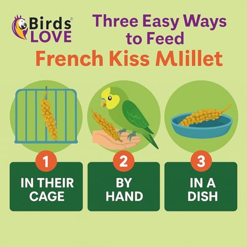 5lbs French Kissed Spray Millet for Birds (5lb)