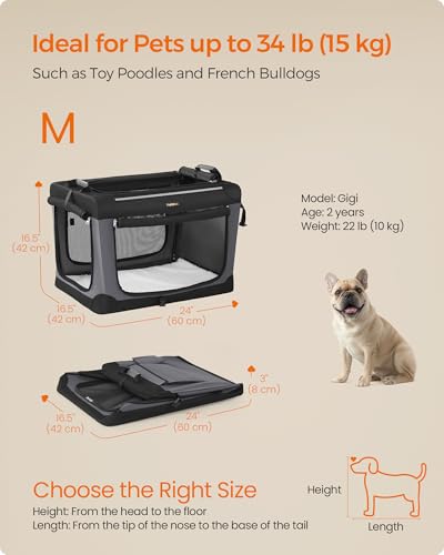 Collapsible Dog Crate (24.0"L x 16.5"W x 16.5"H)