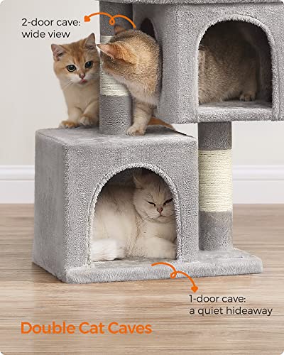 Cat Tree 26.4 (S (15.7"L x 11.8"W x 26.4"H) / Light Gray)