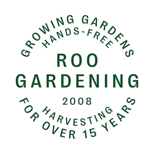 Roo Gardening Apron with Pockets for Women & Men (Roo-full Size / Leaf Green)