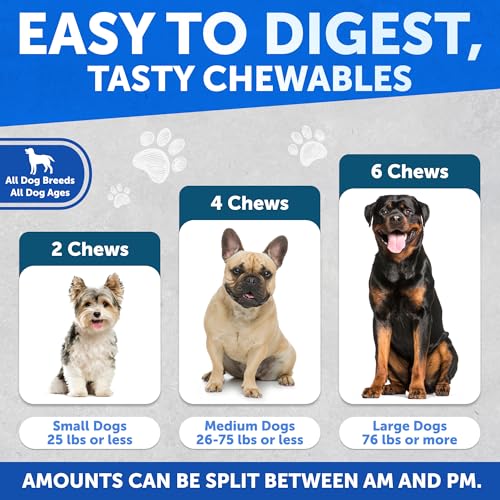 Anal Gland Support Chews for Dogs (120 Treats)