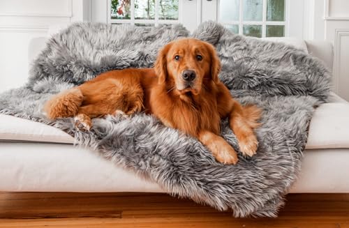 PupProtector Waterproof Throw Blanket (Charcoal Grey / Original (60" L x 50" W))