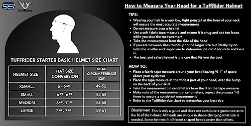 Starter Basic Horse Riding Helmet (Large / Dark Red)