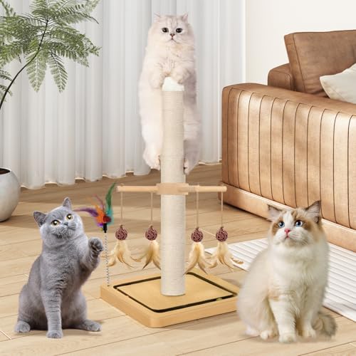 Tall Cat Scratching Post (33 Inches Tall)