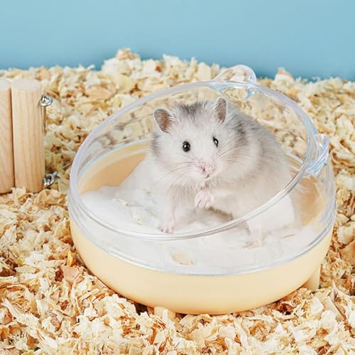 Hamster Sand Bath Container (bathtub-pink)