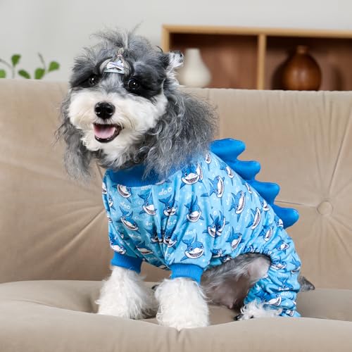 Shark Costume Dog Pajamas (X-Small / Shark style)