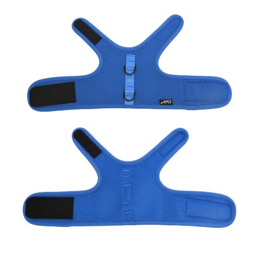 Cat Harness and Leash Set for Walking Escape Proof (Blue / M 5.5-9 lbs)