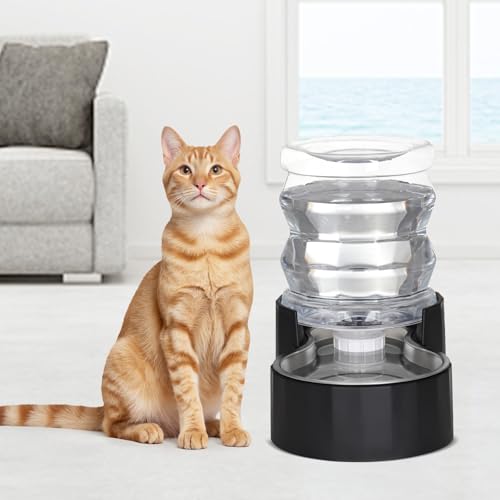 4L Gravity Cat Water Dispenser (4L / Jet Black)
