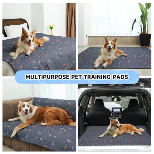 Washable Pee Pads for Dogs 2 (Leaves - Green / 24x36 Inch (Pack of 2))