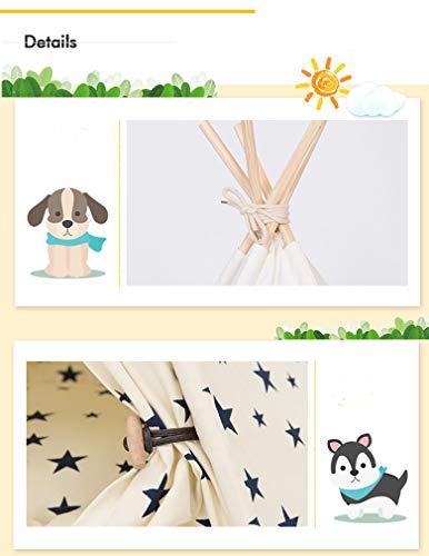 Cat Teepee Tent 16" x 20" (16"L x 16"W x 20"H (Weighing up to 15lbs/ 7kg))