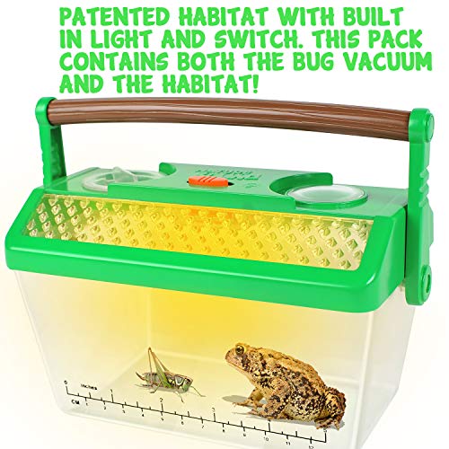 Bug Catcher Vacuum with Light Up Critter Habitat Case (Original Style)