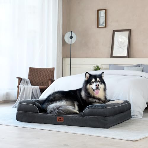 Orthopedic XXL Dog Bed (Dark Grey / 52.0"l X 41.0"w X 8.0"th)