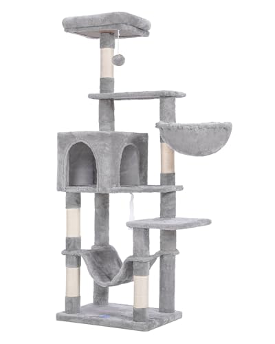 Cat Tree Multi (Light Gray / 60.6 Inches)
