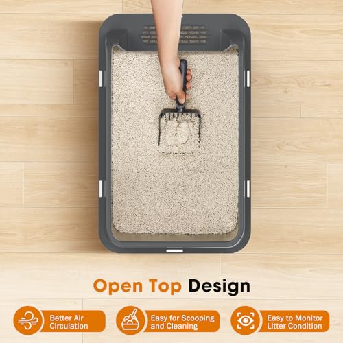 2PACK Stainless Steel Litter Box (Multi-Colored / XL)