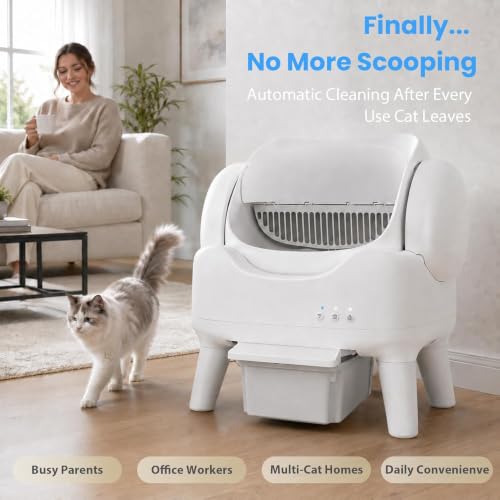 Self Cleaning Litter Box with APP