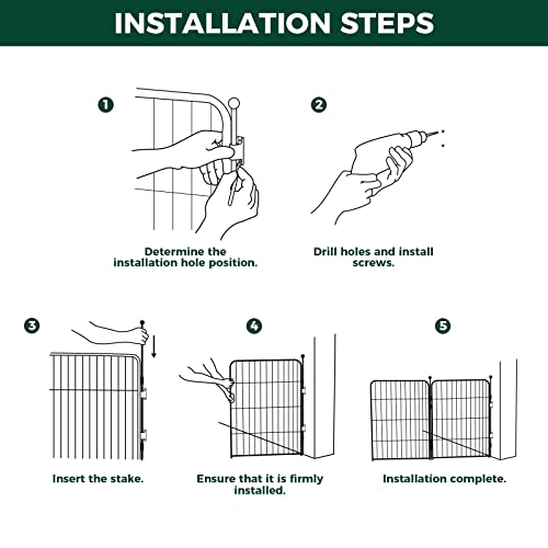 Homeplus Indoor Dog Playpen with Fence (White / 24"H)
