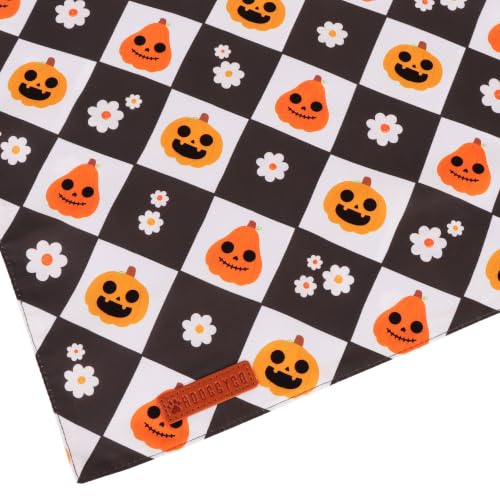 Halloween Dog Bandanas (Small / Halloween Checker)