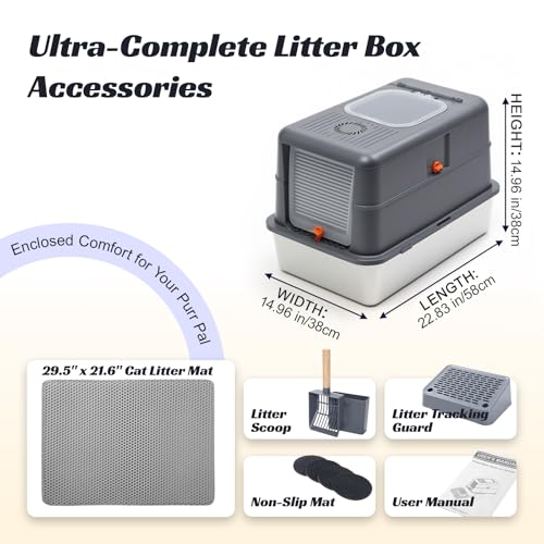 Stainless Steel Litter Box with Lid
