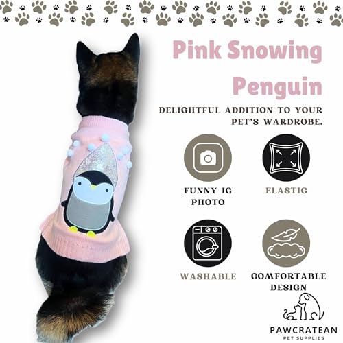 Cute Sweater for Dogs and Cats Soft Flannel Pet Outfit Warm and Cozy Animal Hoodie Small to Large Pet Clothes for Halloween Parties and Everyday Wear (Medium)