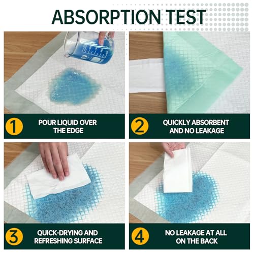 Disposable Bed Pads 40"X40" 50pcs Extra Large Pee Pads (40"x40"-50counts)