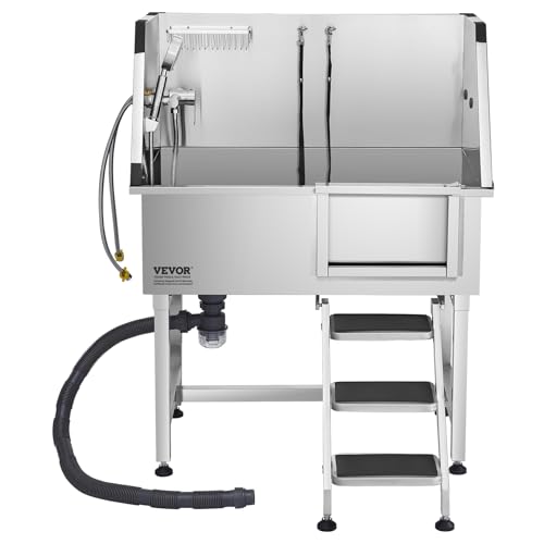 38 Inch Stainless Steel Dog Washing Station (Silver / 38 inch)