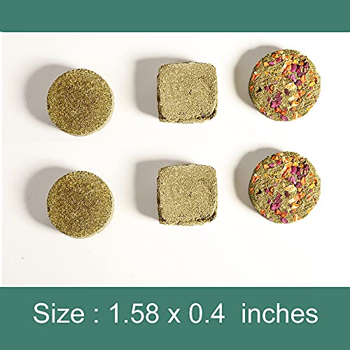 Rabbit Treat Natural Molar Timothy Hay Herbal Floral Scent Snack Chew Toys Gift for Bunny Chinchillas Hamster Gerbils (0.49 Ounce (Pack of 12))