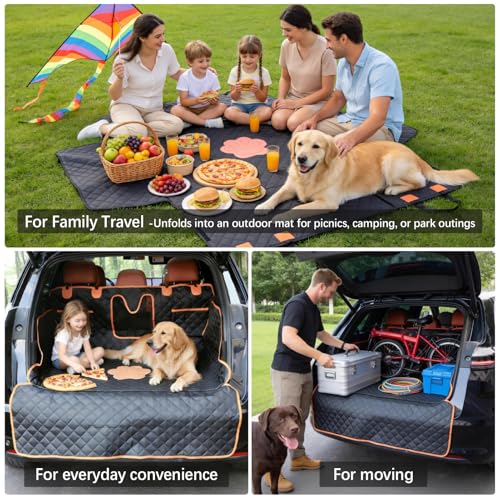 SUV Cargo Liner for Dogs (Dog Paw / L)