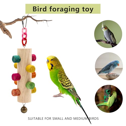 Cylinder Bird Chew Toy (1 Pack-Cylinder Cork Stick)