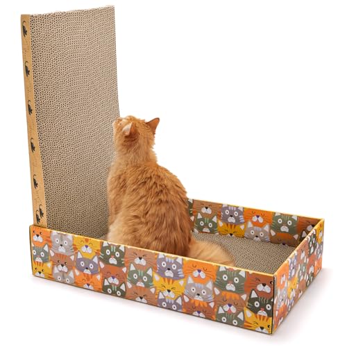 Set of 2 Cat Scratching Boxes