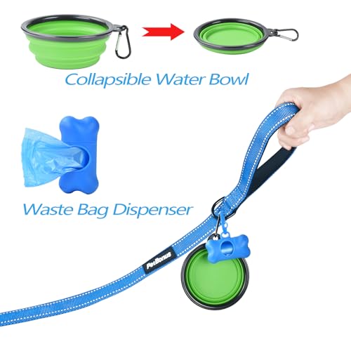 Double Dog Leash (Light Blue)