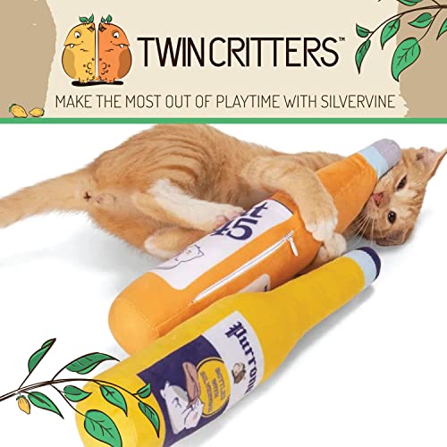 KittiForti 2 Pack Organic Silvervine Catnip Substitute Toys for Cats & Kittens