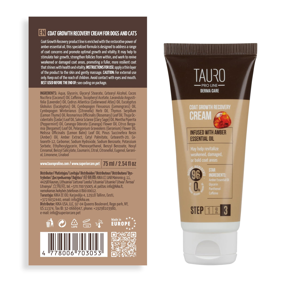 Tauro Pro Line Coat Growth Recovery Dog Cream (Regrowth Cream)