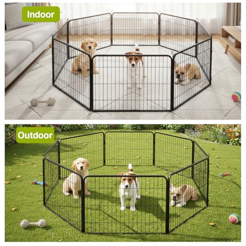 Dog Playpen 24" (8 panels-without door)