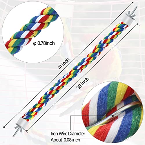 Bird Rope Perches Cage Climbing Accessories