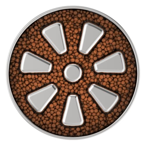 Slow Feeder Dog Bowl Large Breed 4 (Spiral-1Pack / XL 4~4.5Cups)