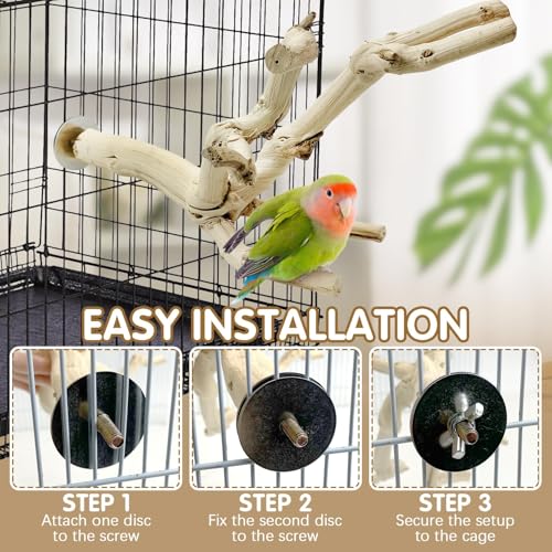 Bird Perch Stand 10"