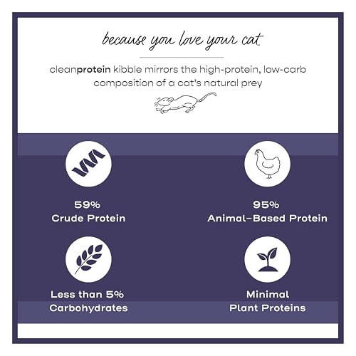 cleanprotein Chicken Cat Kibble 6.6 lb. Bag (6.6 Pound (Pack of 1))
