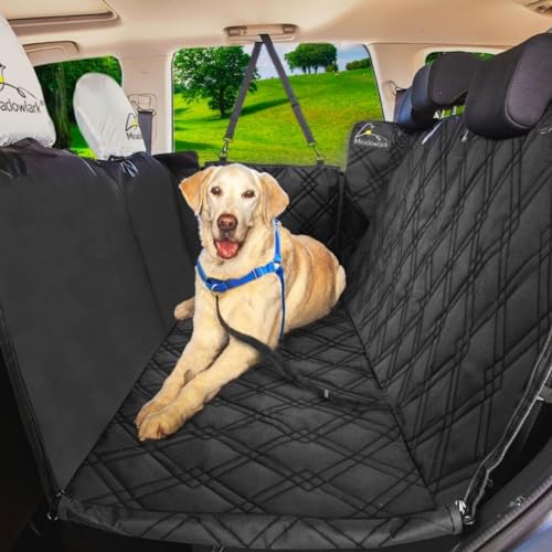 Dog Car Seat Cover (Standard – Fits Cars, SUVs & Crossovers / Black)