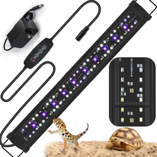 LED UVB Light for Reptile with Timer & Dimmer (22 Inch)