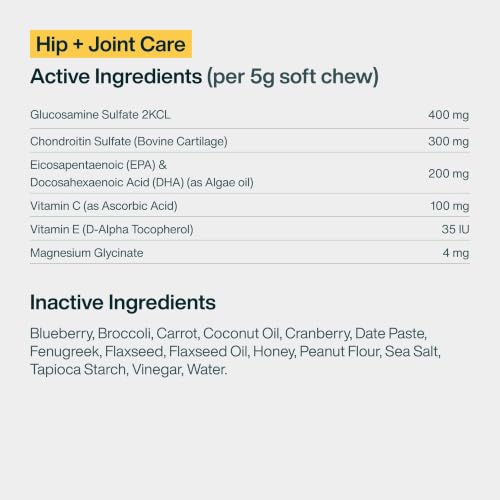 Dog Hip & Joint Chew Supplement (Hip + Joint Care)
