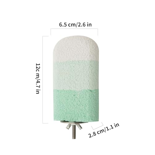 Mineral Bird Perch (Gradient Green / 4.7")