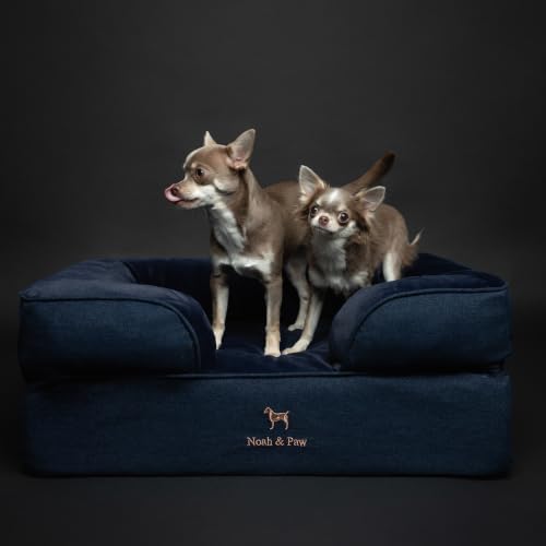 Dog Bed Orthopedic Memory Cooling Foam (Dark Blue - DE / Medium)