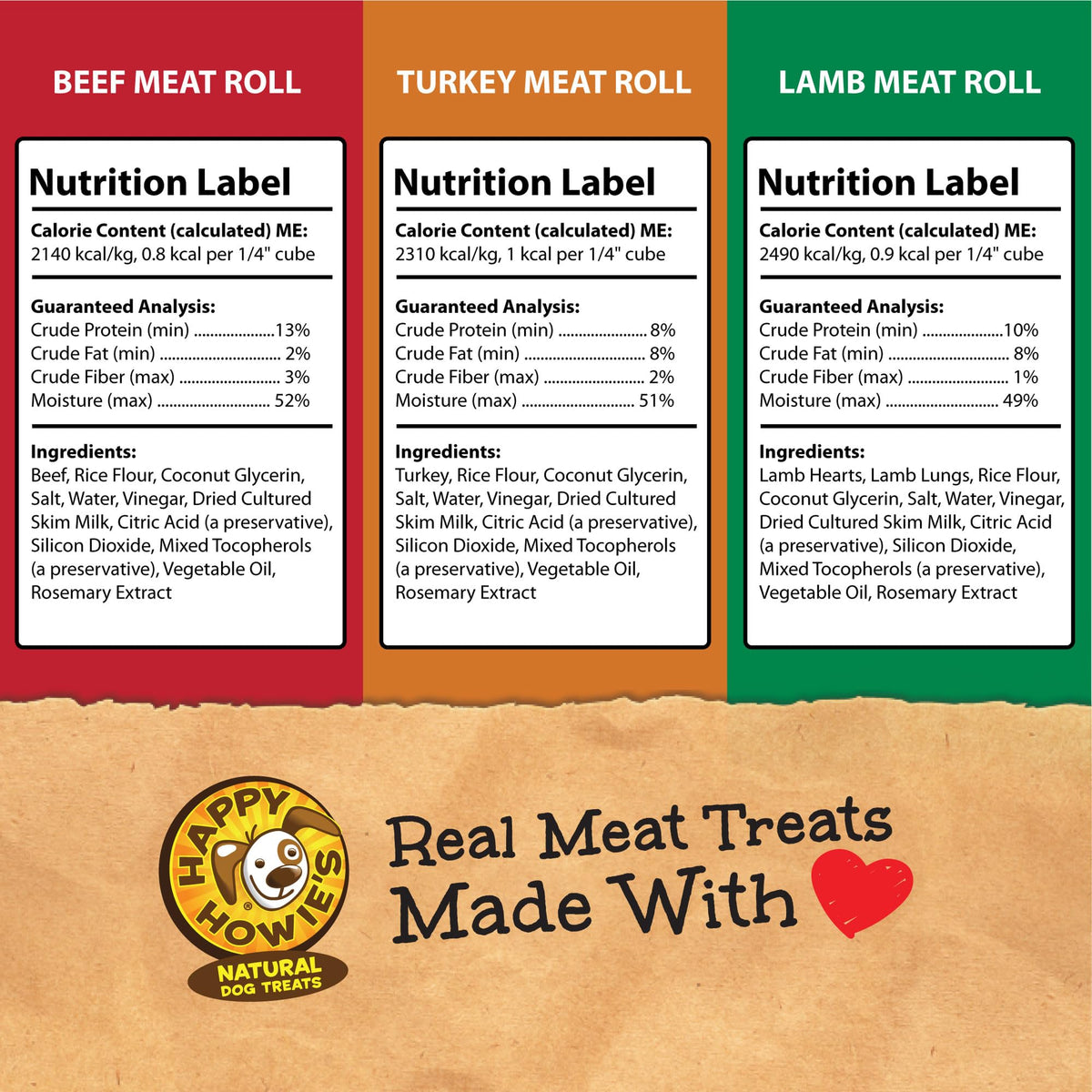 Soft Meat Roll Treat (7 Ounce (Pack of 6))