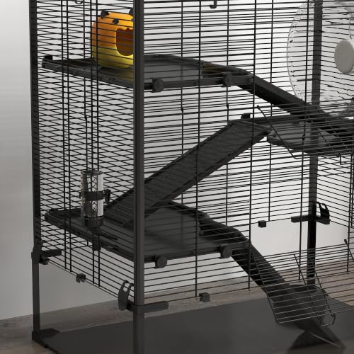 Large Hamster Cage with 9" Deep Tempered Glass Bottom (30.9"L x 19.1"W x 31.5"H)